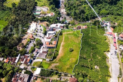 Tropical land in Bali for property investment and development