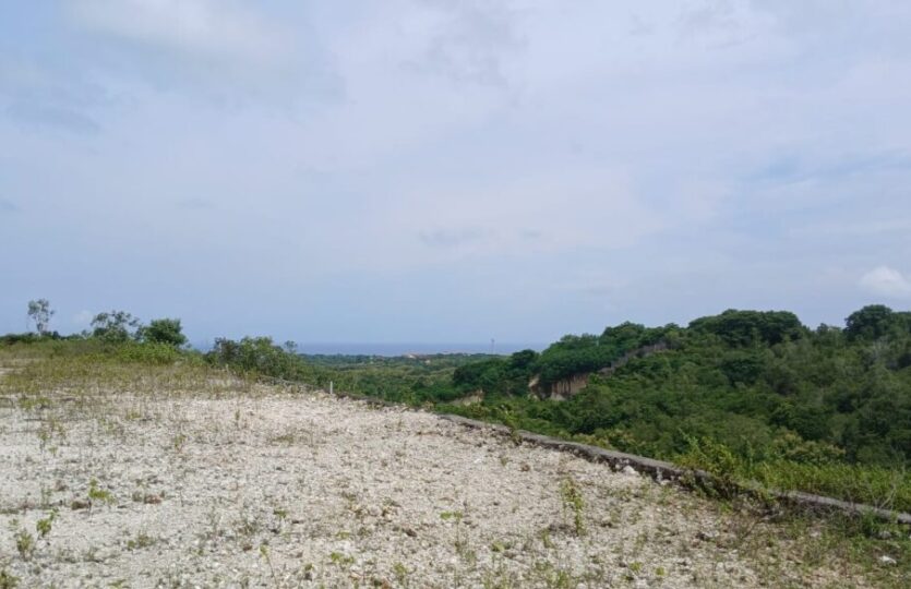 land with ocean view nusa dua